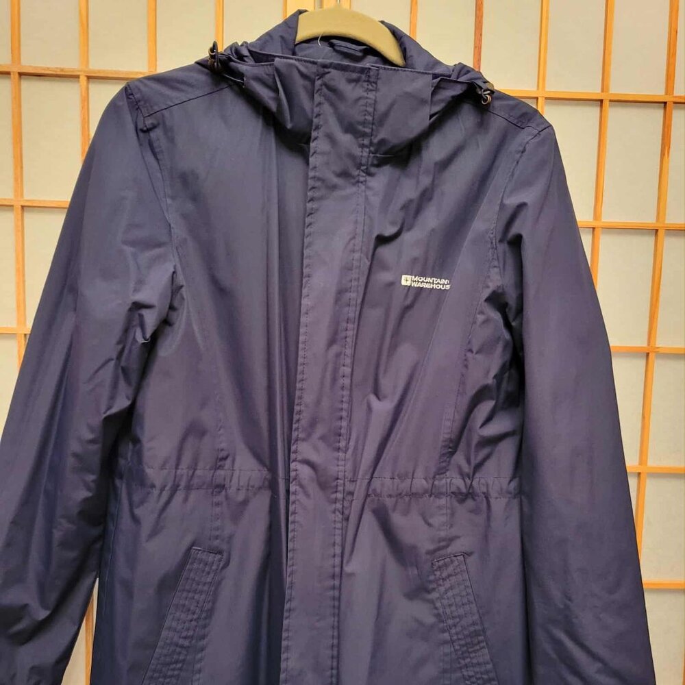 Women's Navy Blue Rain Jacket